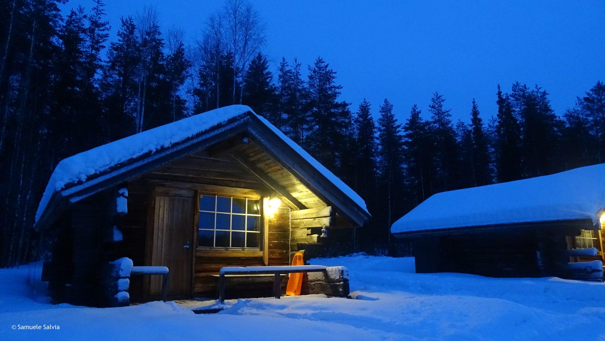 Korvala, piccolo villaggio a nord di Rovaniemi, in Lapponia.