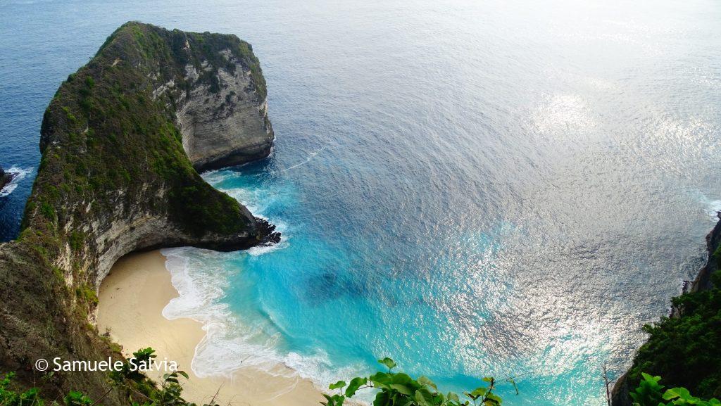 La scogliera di Kelingking, uno dei punti panoramici più famosi di Bali.