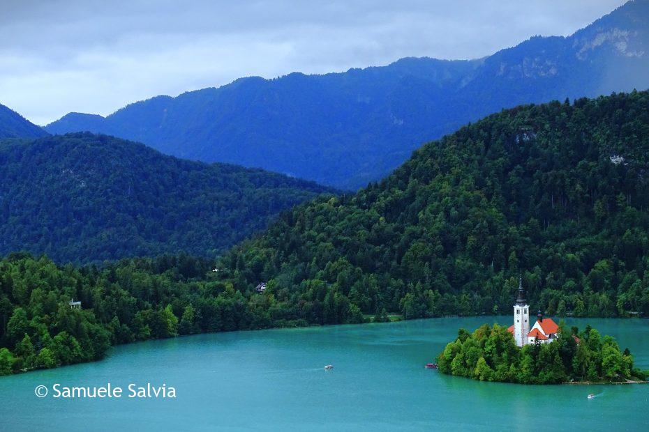 Il lago di Bled, uno dei luoghi più visitati della Slovenia.