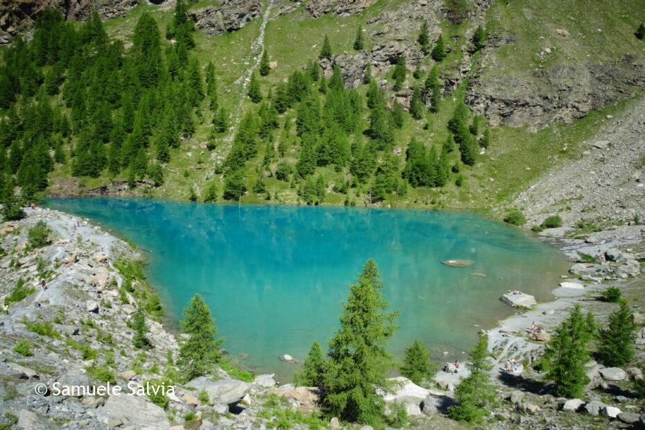 rifugio mezzalama, lago blu, val d'ayas