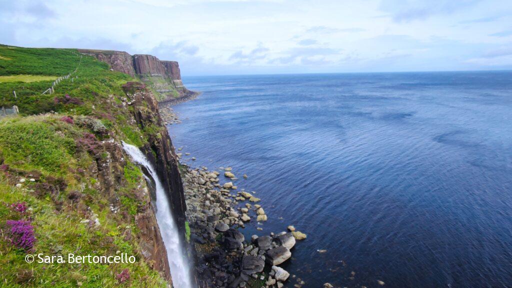 scozia, kilt rock, kilt rock falls, mealt falls, regno unito, skye, isola di skye