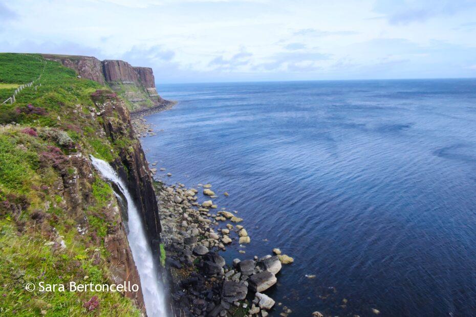 scozia, kilt rock, kilt rock falls, mealt falls, regno unito, skye, isola di skye