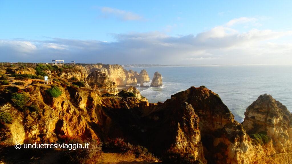 portogallo, europa, viaggi, viaggio, algarve, ponta da piedade, alba