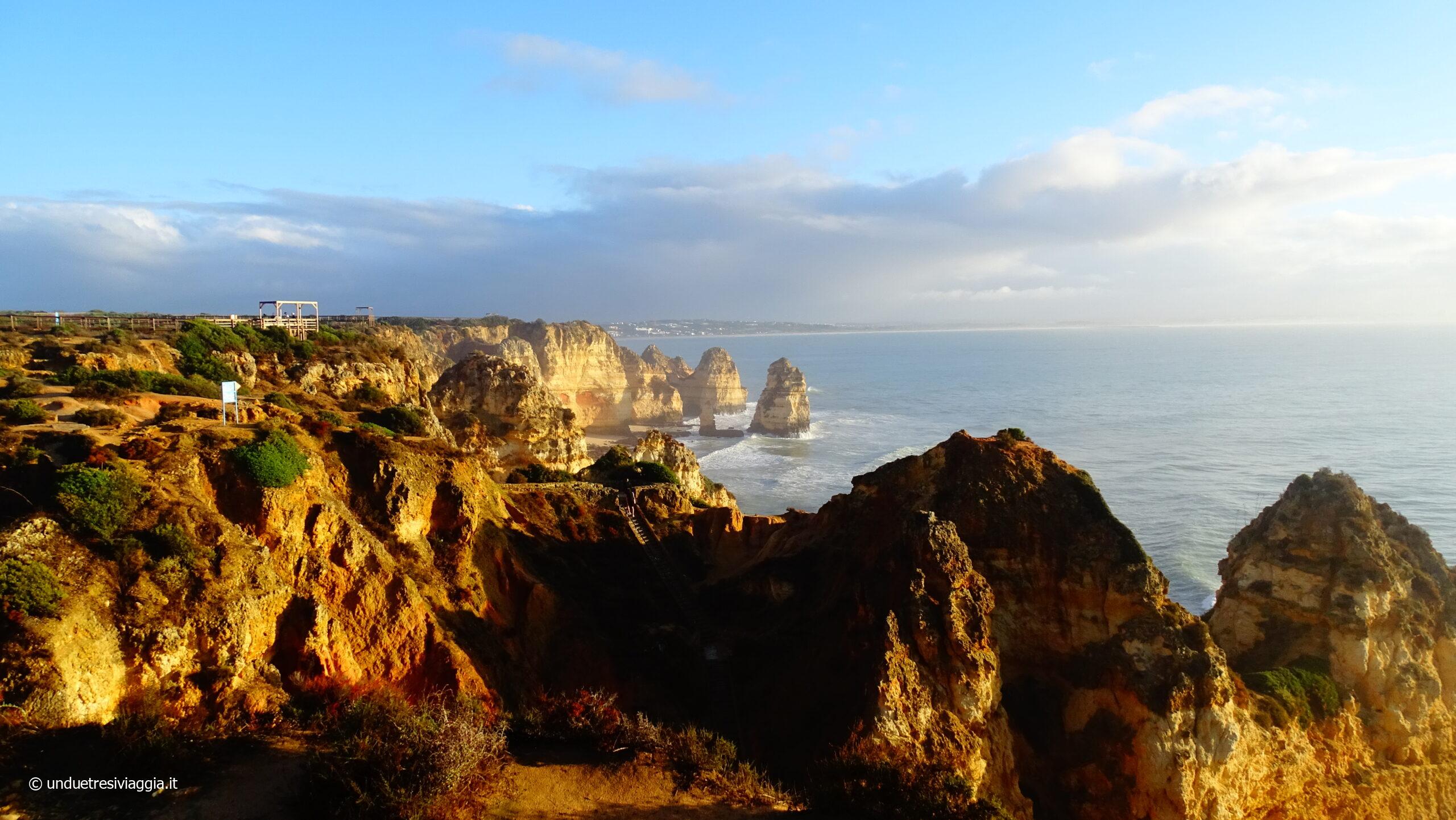 portogallo, europa, viaggi, viaggio, algarve, ponta da piedade, alba